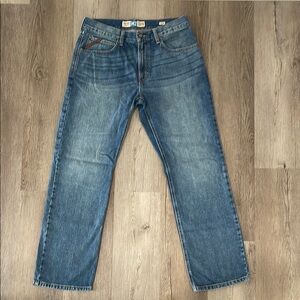 Ariat Men's M2 Traditional Relaxed Boot Cut Blue Denim Jeans size 32/32